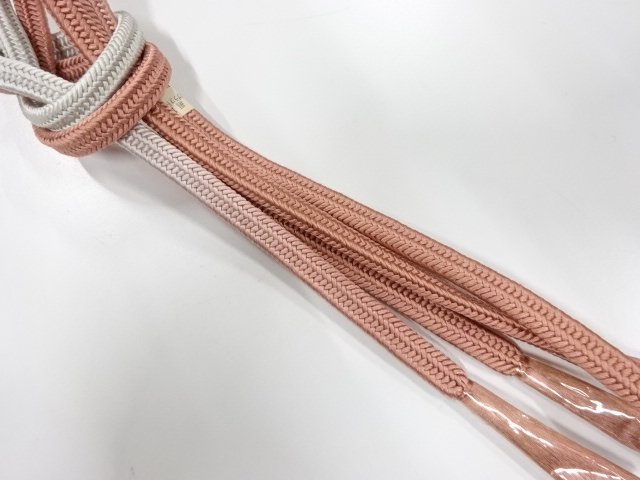 JAPANESE KIMONO / UNUSED HAND-TIED OBIJIME